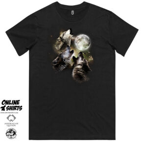 Wolves Howling at the Moon T Shirt