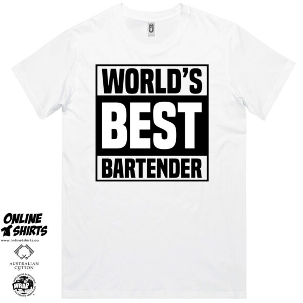 World's Best Bartender T Shirt