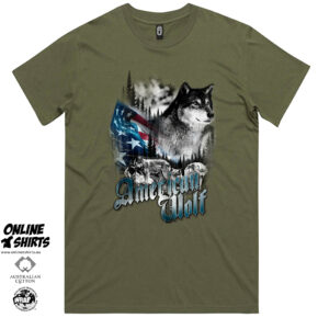 American Wolf T Shirt