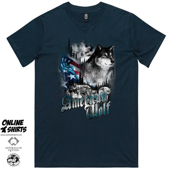 American Wolf T Shirt
