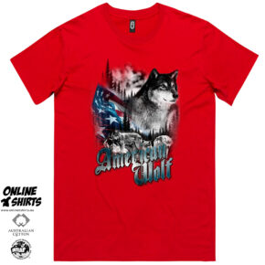 American Wolf T Shirt