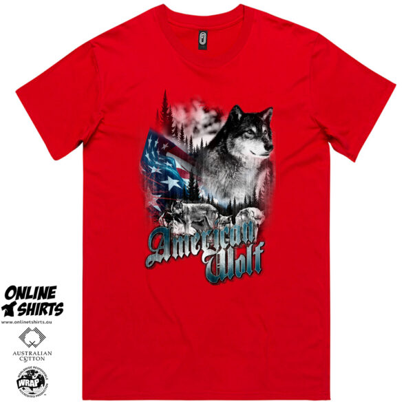 American Wolf T Shirt