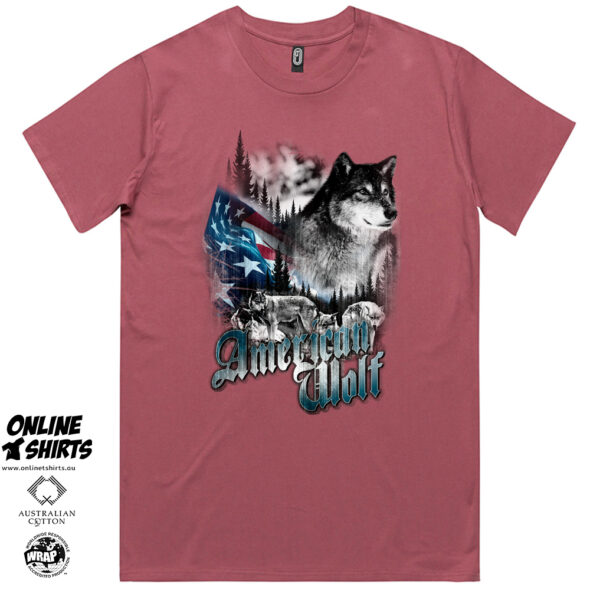 American Wolf T Shirt