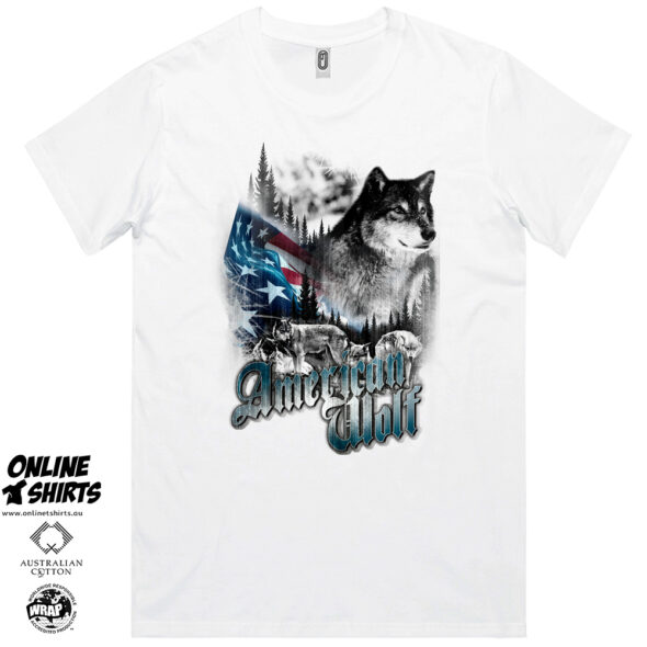 American Wolf T Shirt