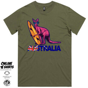 Australia Surfing Kangaroo T Shirt