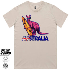 Australia Surfing Kangaroo T Shirt