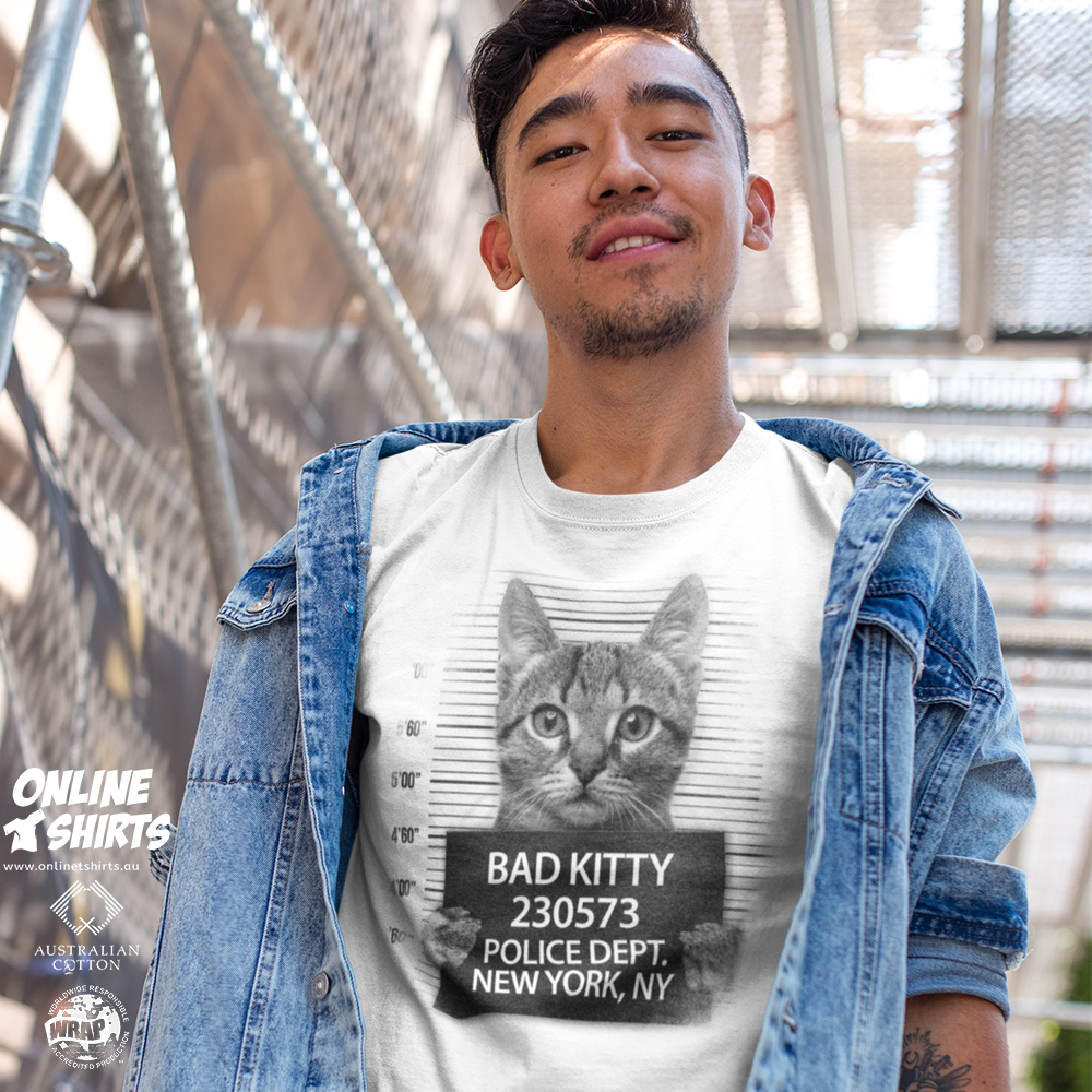 Bad kitty shirt best sale