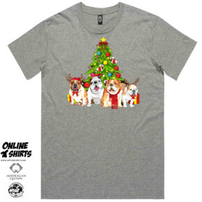 Bulldog Christmas T Shirt