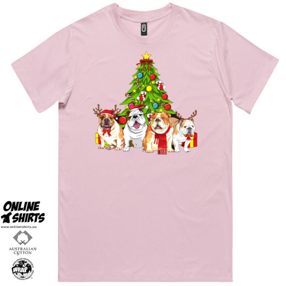 Bulldog Christmas T Shirt