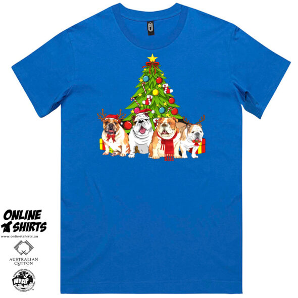 Bulldog Christmas T Shirt