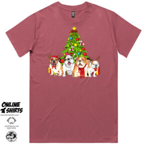 Bulldog Christmas T Shirt