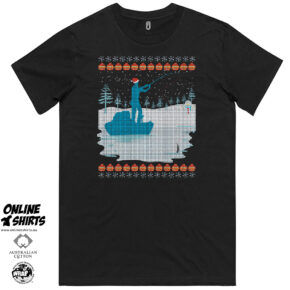 Christmas Fishing T Shirt