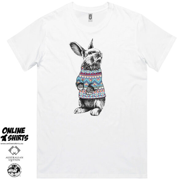 Easter Bunny at Christmas T Shirt