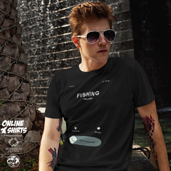 Fishing is Calling T Shirt