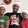 Santa and His Pug T Shirt