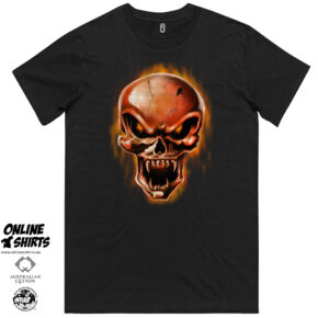 Vampire Skull T Shirt