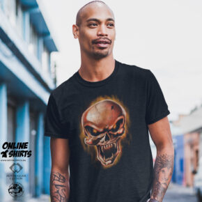 Vampire Skull T Shirt