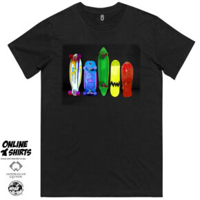 Colourful Skateboard T Shirt