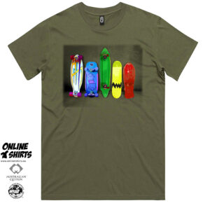 Colourful Skateboard T Shirt