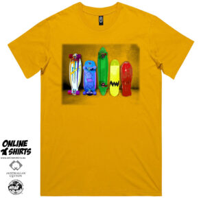 Colourful Skateboard T Shirt