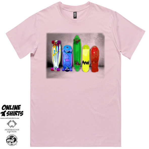 Colourful Skateboard T Shirt
