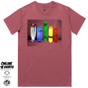 Colourful Skateboard T Shirt