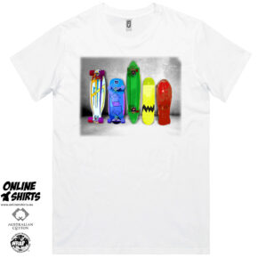 Colourful Skateboard T Shirt