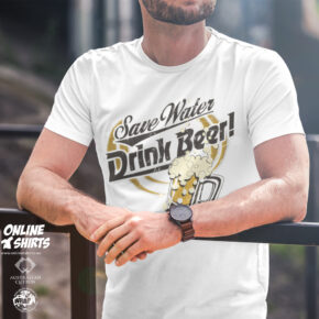 Drink Beer Save Water T Shirt