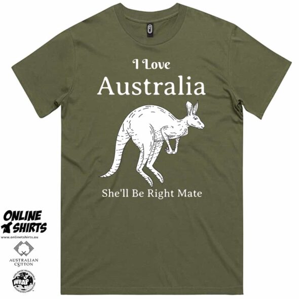 I Love Australia T Shirts