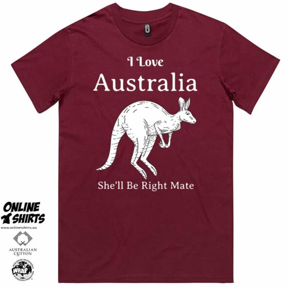 I Love Australia T Shirts