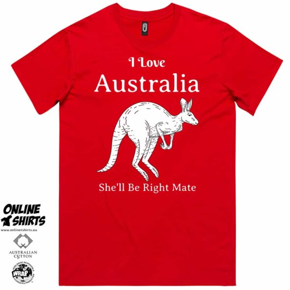I Love Australia T Shirts