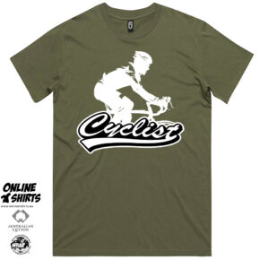 Cyclist Rider Logo T Shirt