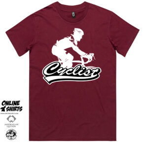 Cyclist Rider Logo T Shirt