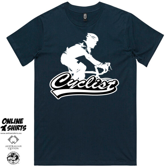 Cyclist Rider Logo T Shirt