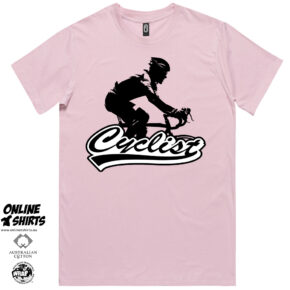 Cyclist Rider Logo T Shirt