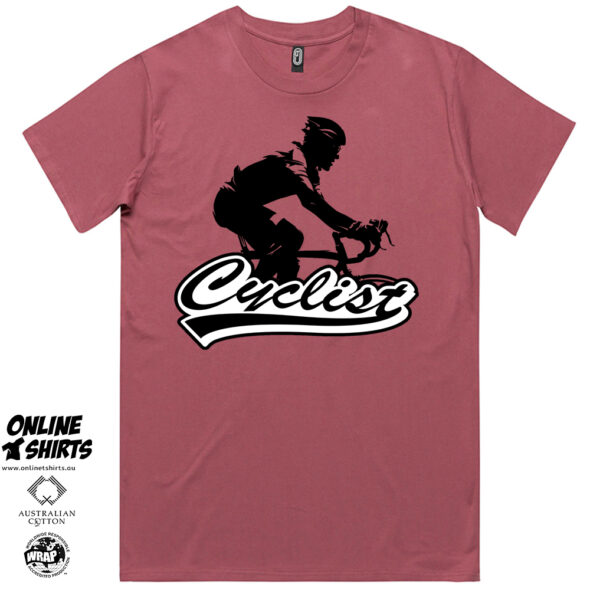 Cyclist Rider Logo T Shirt