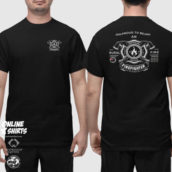 AUSTRALIAN RURAL FIREFIGHTER T SHIRT