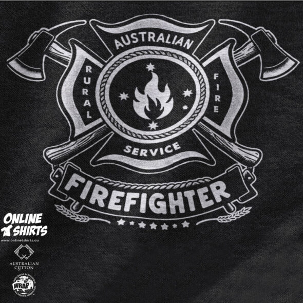 AUSTRALIAN RURAL FIREFIGHTER T SHIRT
