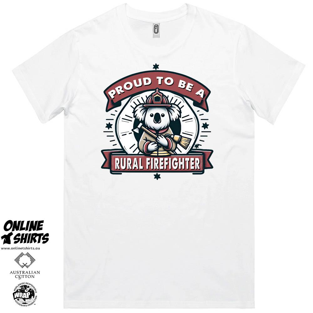 Proud to Be A Rural Firefighter T Shirts